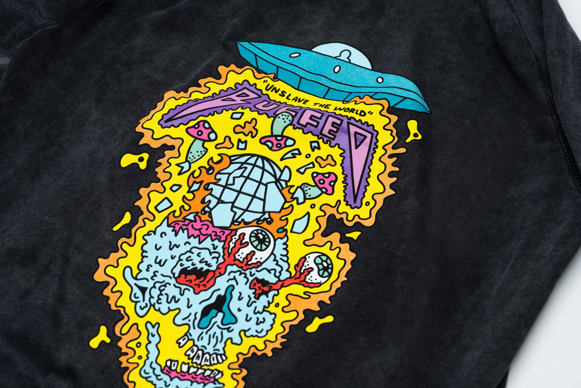 BUFFED Invasion Acid Hoodie