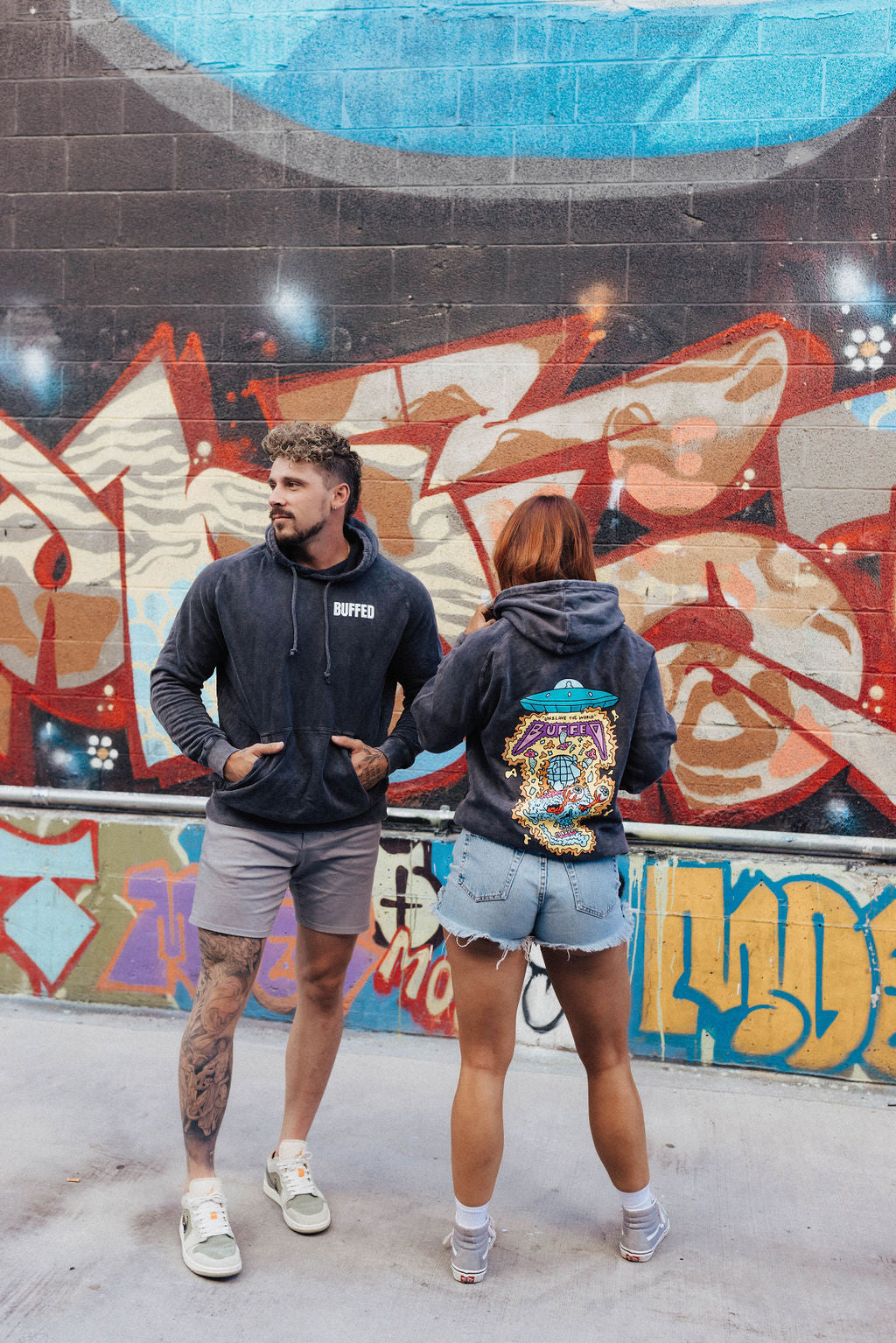 BUFFED Invasion Acid Hoodie